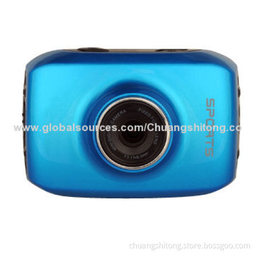 Promotion Outdoor Sports Camera, 2.0-inch Touch Screen, Waterproof, OEM Orders Accepted